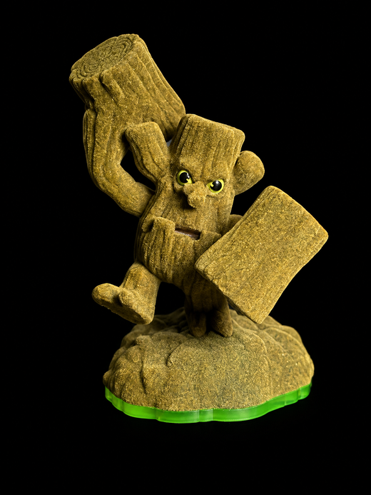 Flocked Stump Smash