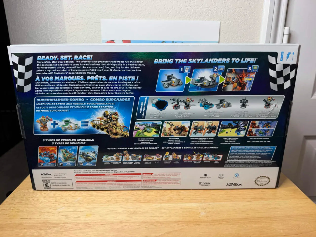 Dark Edition Wii Superchargers Racing Starter Pack {New In Box}
