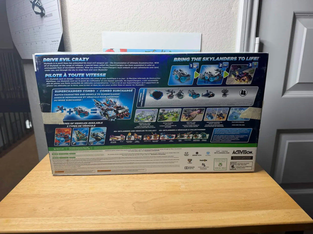 Skylanders Superchargers Dark Edition Starter Pack Xbox 360 {Open Box}