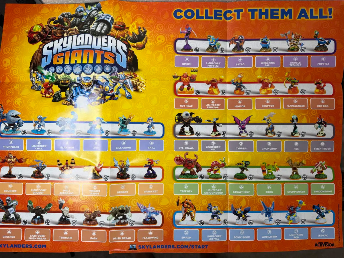 Skylander Giants Starter Pack {Poster}