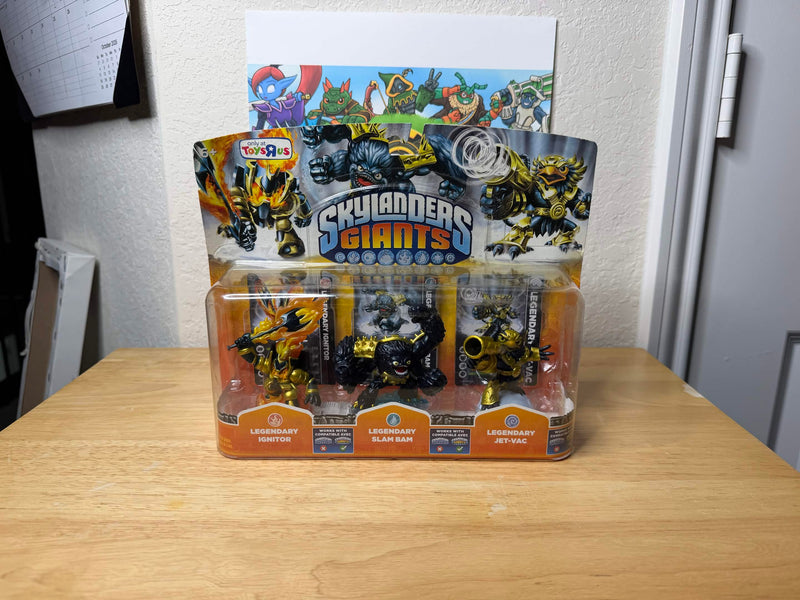 Skylanders Giants Legendary Triple Pack {New In Box}