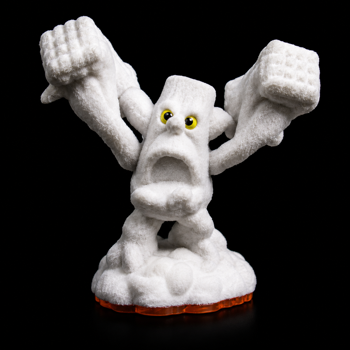 White Flocked Stump Smash